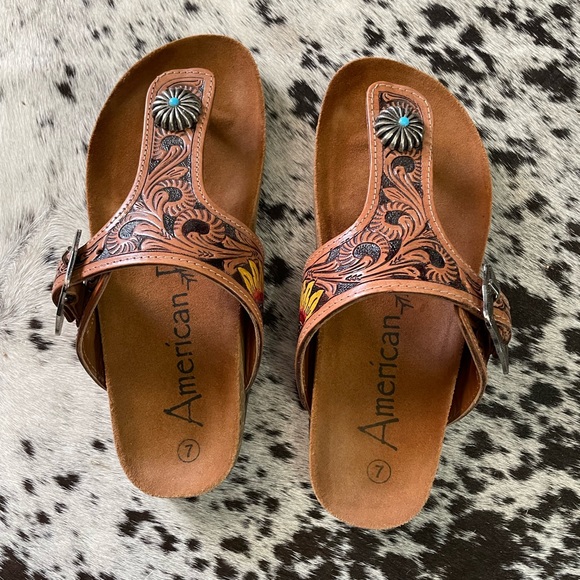American Darling Shoes - American Darling Flip Flops